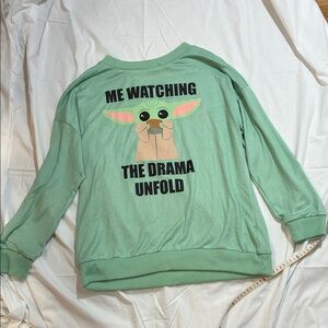 Star Wars Mint Green Sweatshirt. Super Soft